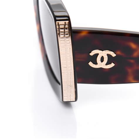 CHANEL Sunglasses: Rectangle Sunglasses, acetate, metal